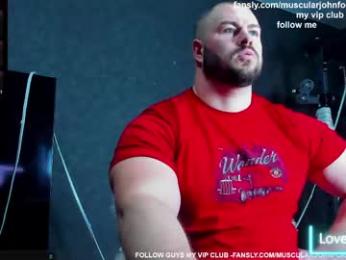 muscularjohnforu webcam chaturbate model stream image
