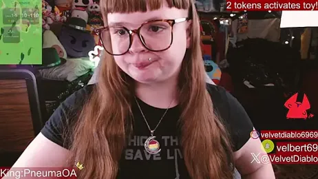 VelvetDiablo webcam model stream image