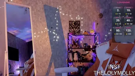 LolyMolli webcam model stream image
