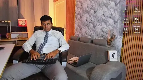 Hideintheoffice webcam model stream image